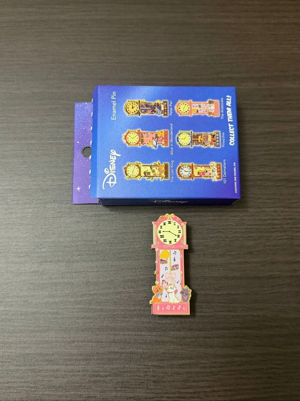 Disney Grandfather Clock Blind Box Enamel Pin - The Aristocats